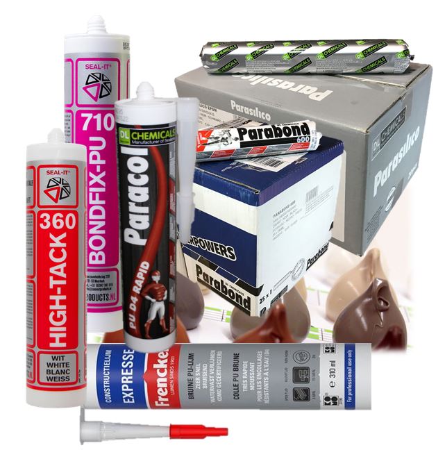 MSP lijmkit en Montagelijmen