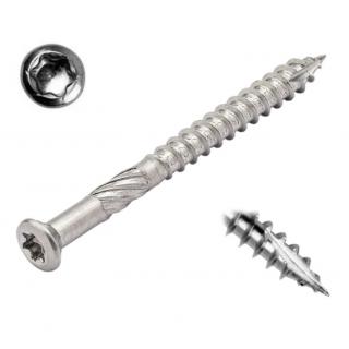 RVS Tuinhout schroeven blanke kop